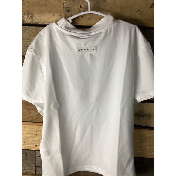 Sumwon Rich Girl White T Shirt Size Medium Women’s - Picture 4 of 5